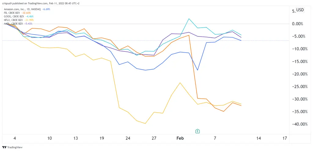 AMZN vs FAANG stocks