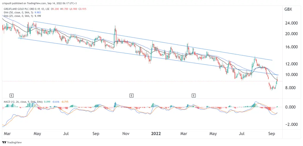 Greatland Gold Share Price