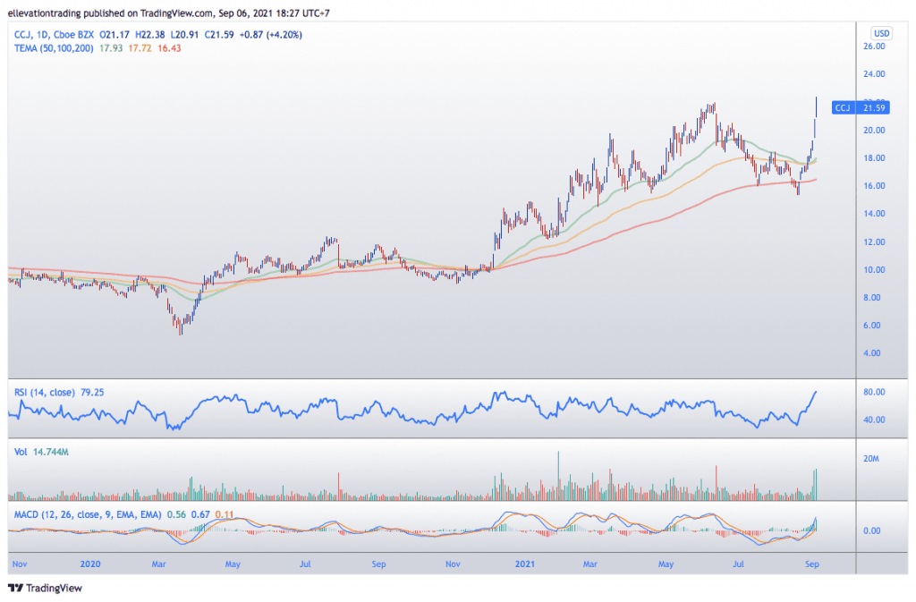 Cameco stock