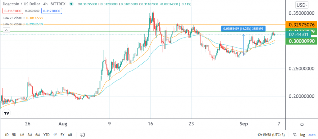 Dogecoin price