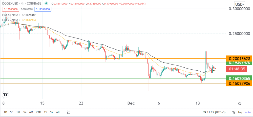 Dogecoin price