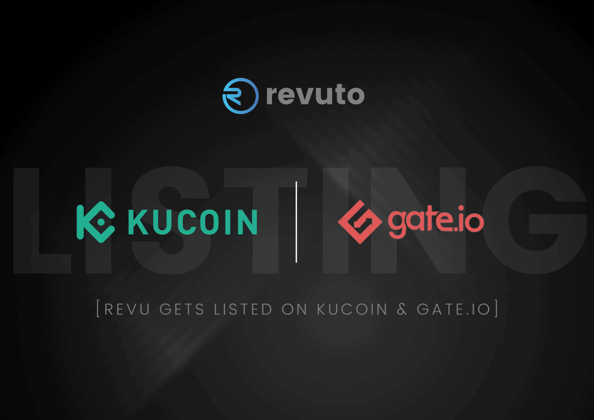 REVU To Be Simultaneously Listed On KuCoin and Gate.io This Week
