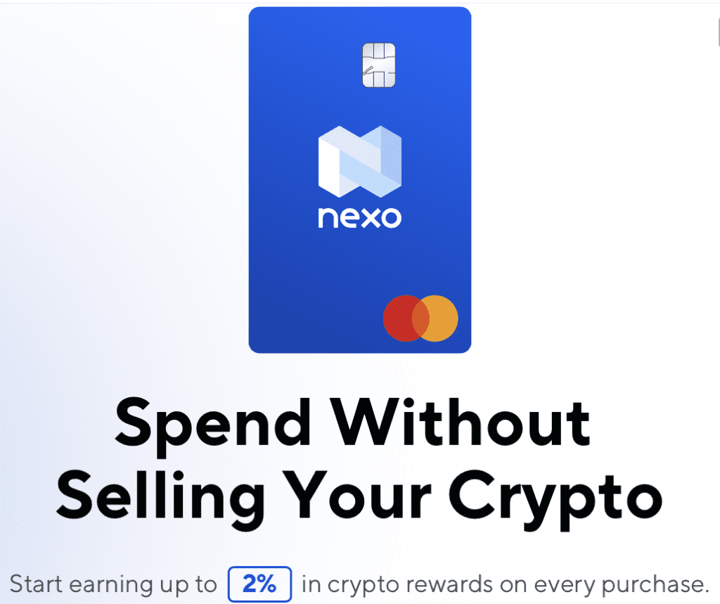 nexo buy crypto with credit card