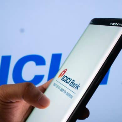 ICICI bank share price