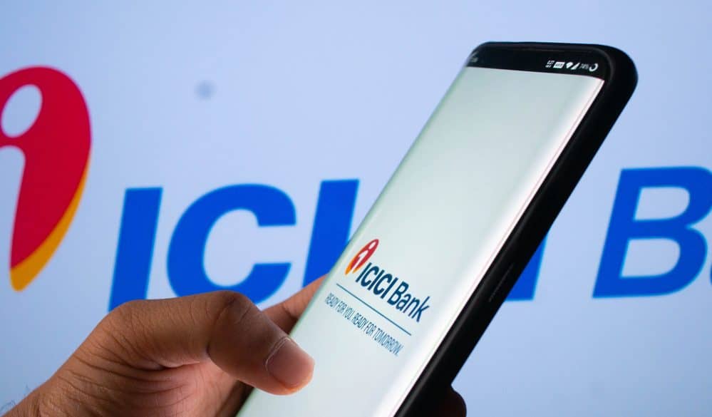 ICICI bank share price