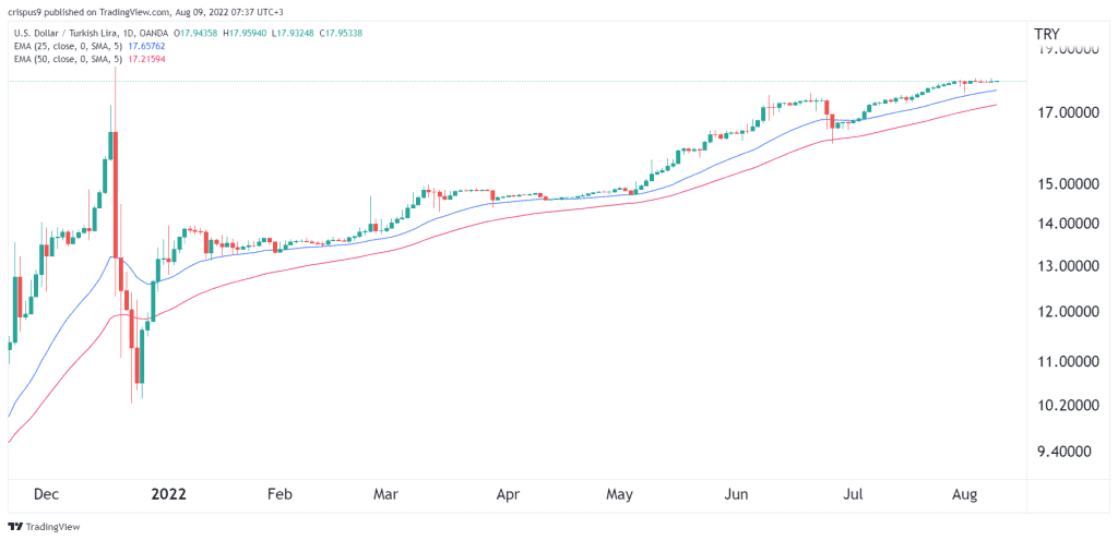 USD TRY Forecast For 2023 2025 And 2030