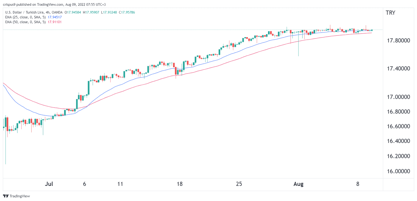 USD/TRY Forecast for 2023, 2025, and 2030