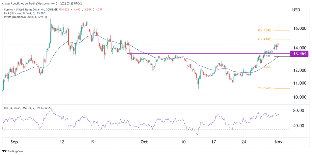 Cosmos price