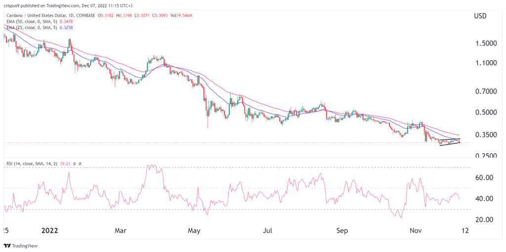 Apakah ADA merupakan Investasi yang Baik? 2 Harga cardano
