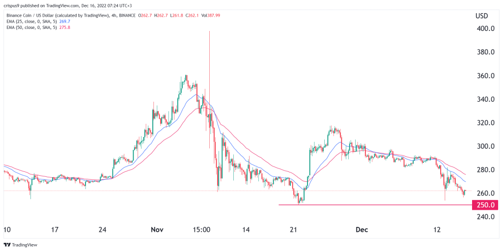 Binance Coin price