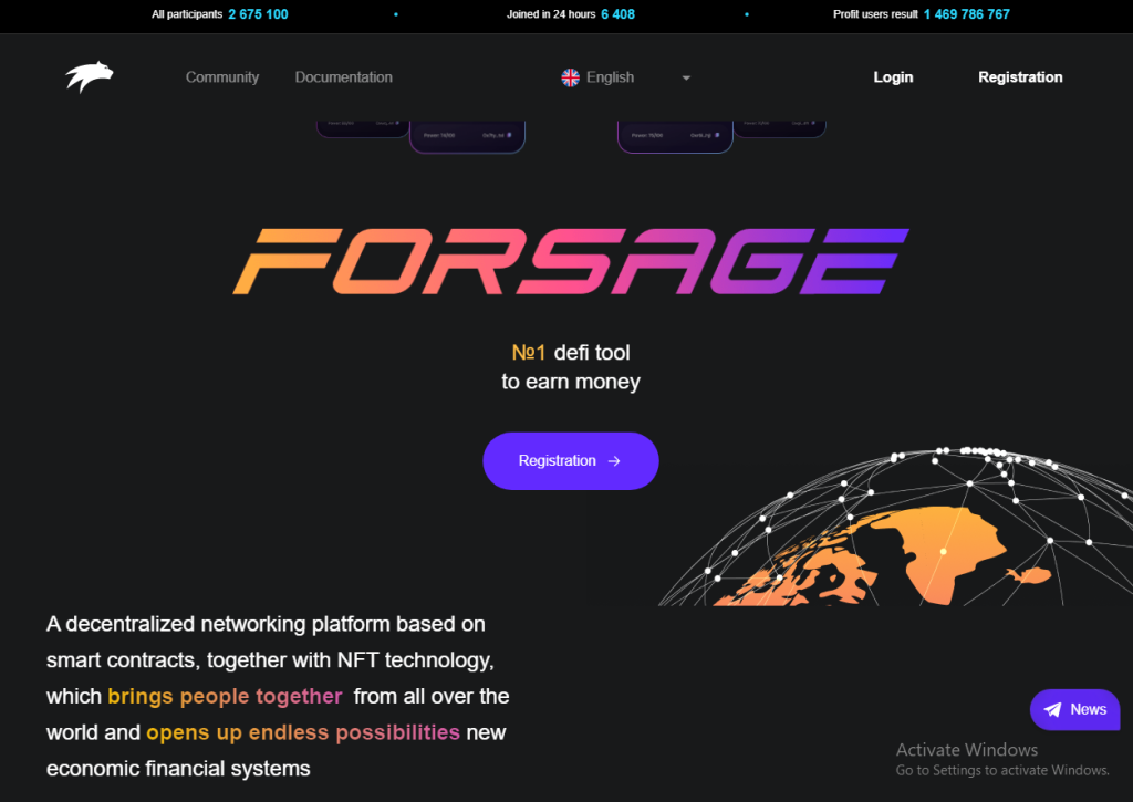Forsage website