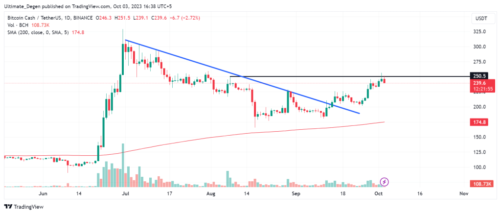 Bitcoin Cash technical analysis