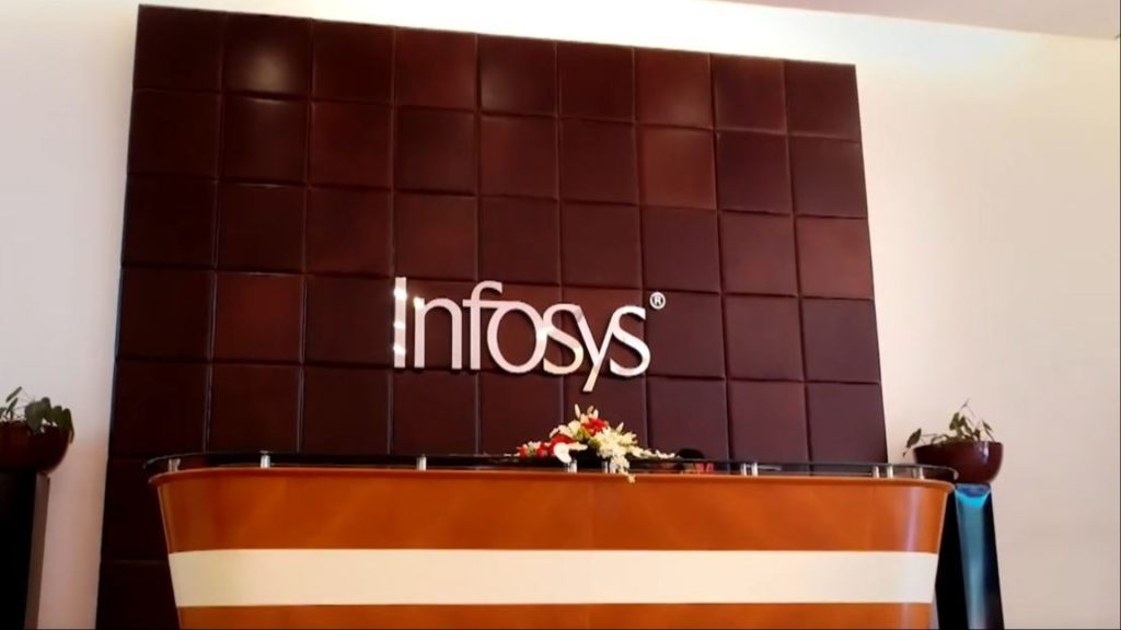 Infosys share price