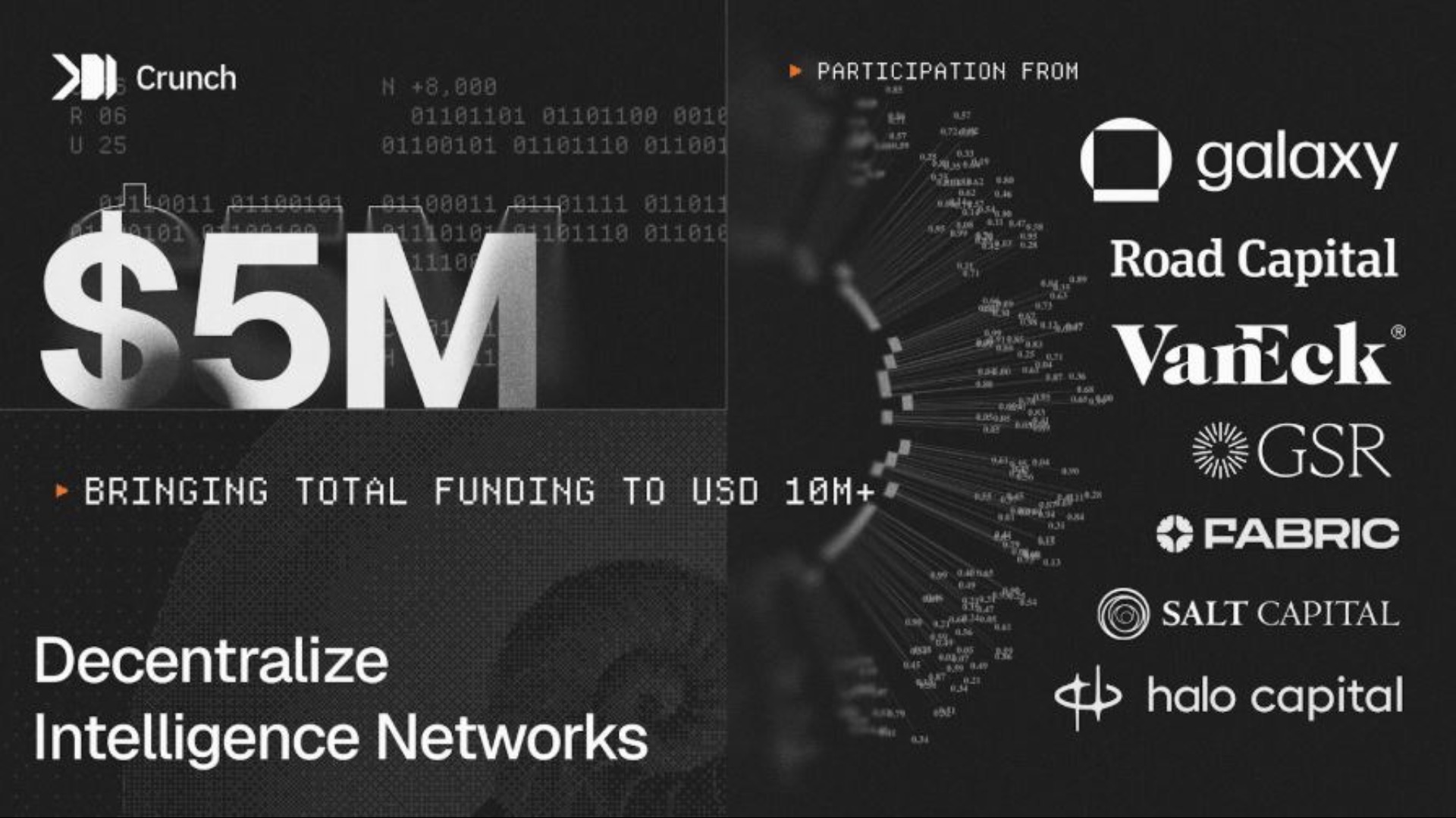 Crunch Lab Raises M to Build the Intelligence Layer for Decentralized AI