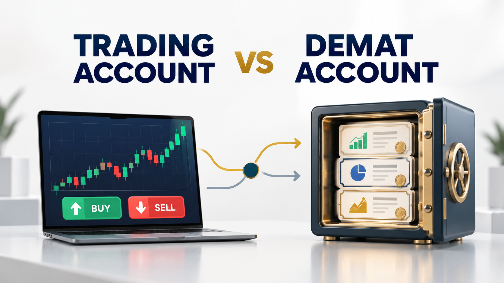 Trading Account vs. Demat Account: Differences, Opening Process and Fees