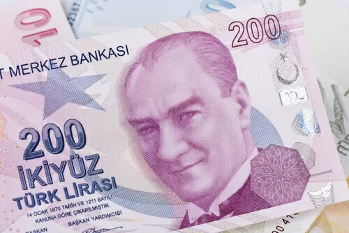 USDTRY Turkish lira